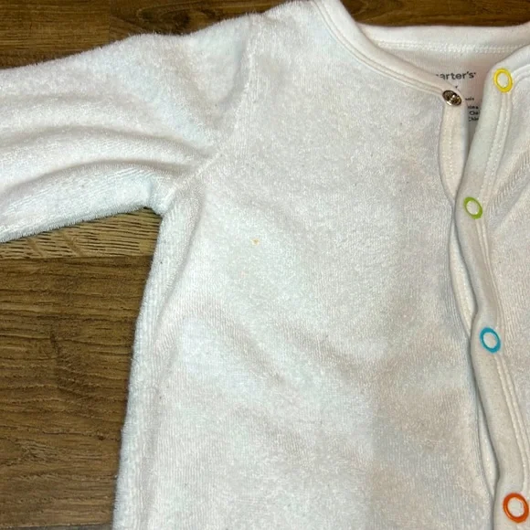 Carters Animals Terry Cloth Sleep and Play Size 6 Months - Picture 3 of 4